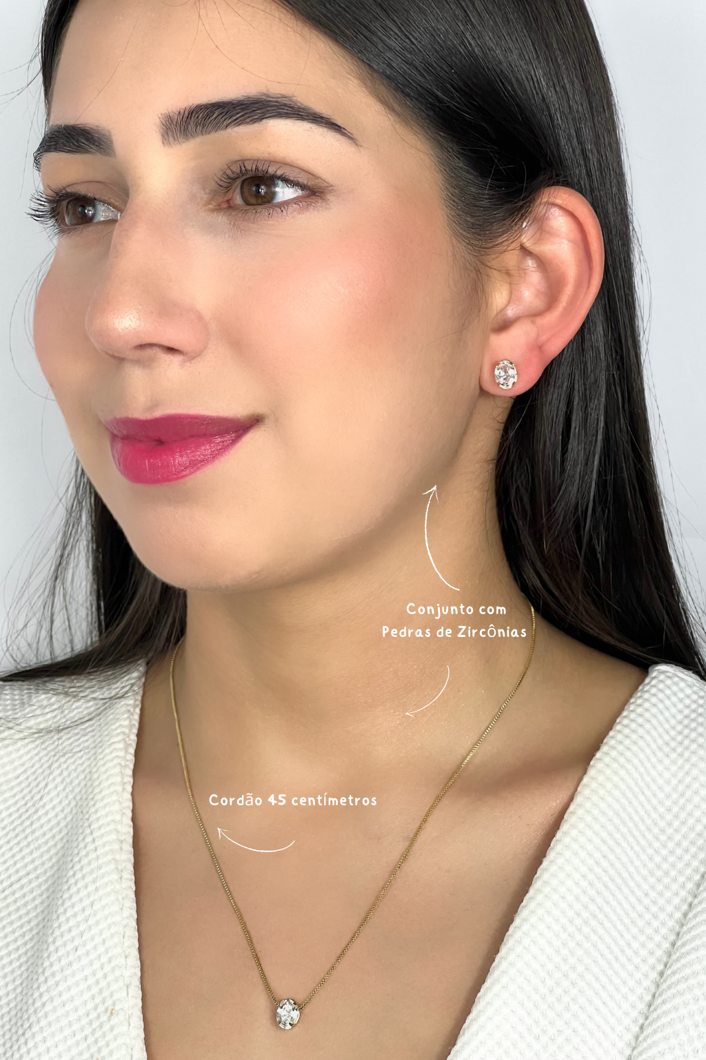 Conjunto Oval Cristal