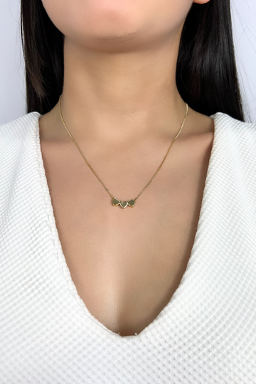 Cordão Trio de Coração Lisos