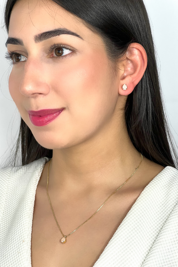 Conjunto Gota Rosa Claro