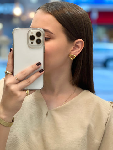 Brinco Triângulo Orgânico