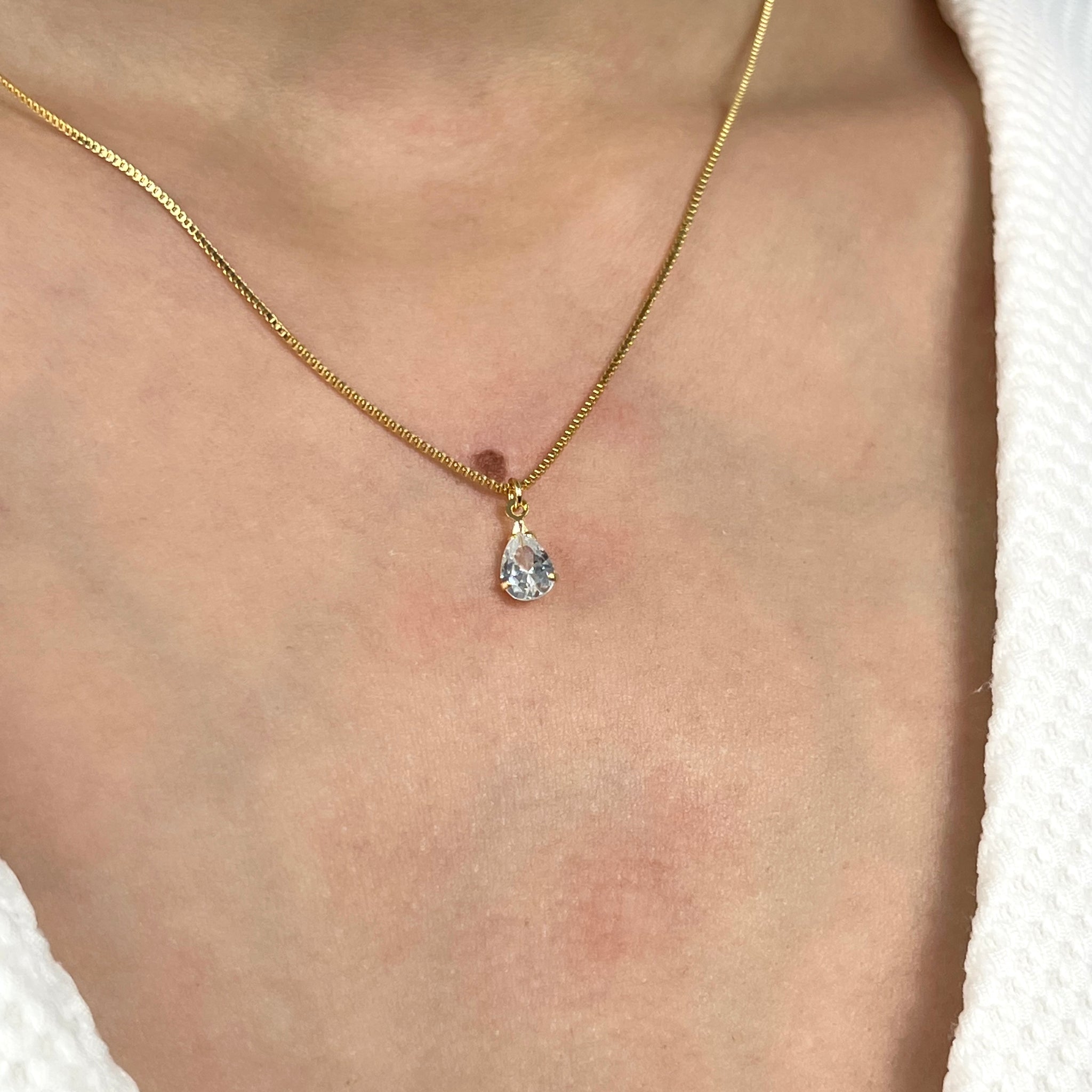 Cordão Ponto de Luz Gota 45CM